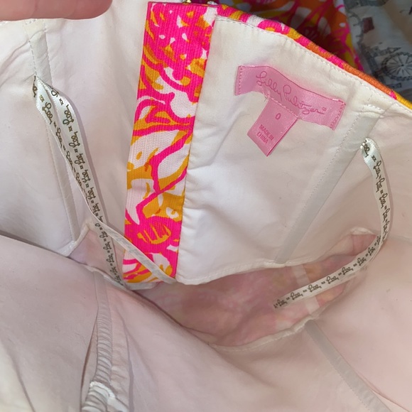 🥳💕 Host Pick 💕🥳 Lilly Pulitzer strapless dress - Picture 3 of 16